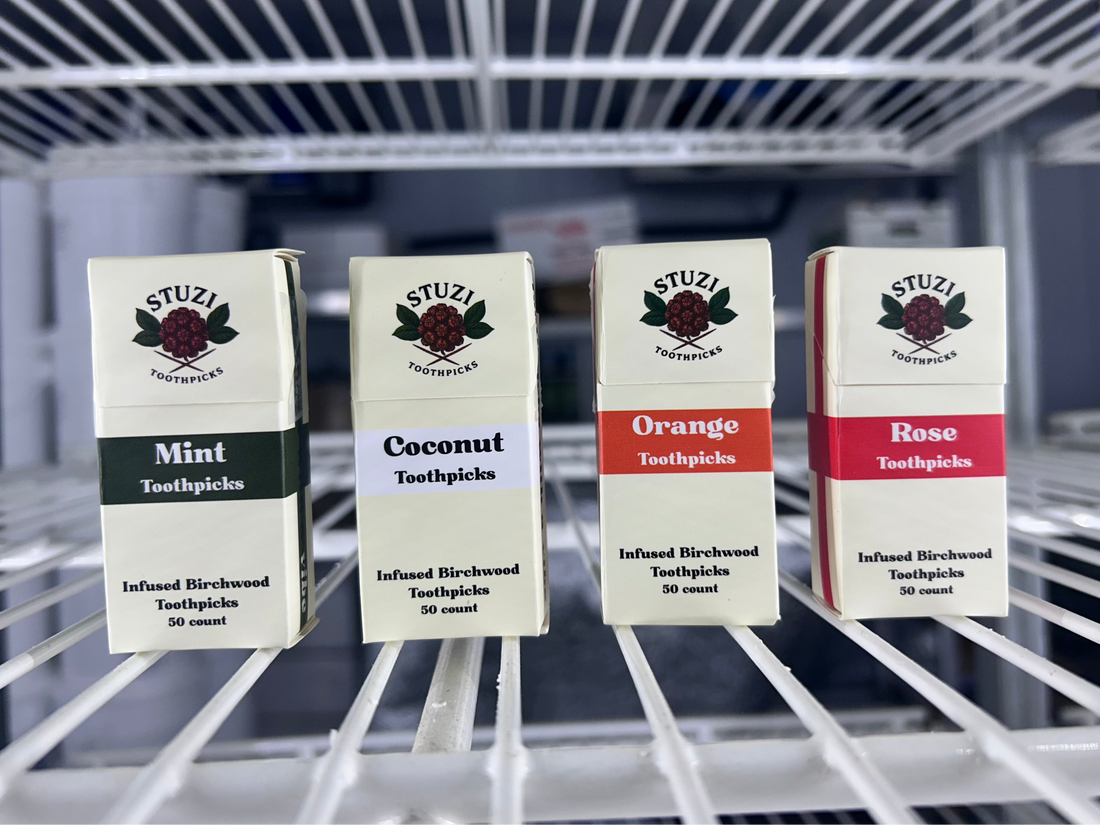 We have NEW flavored toothpick boxes!!